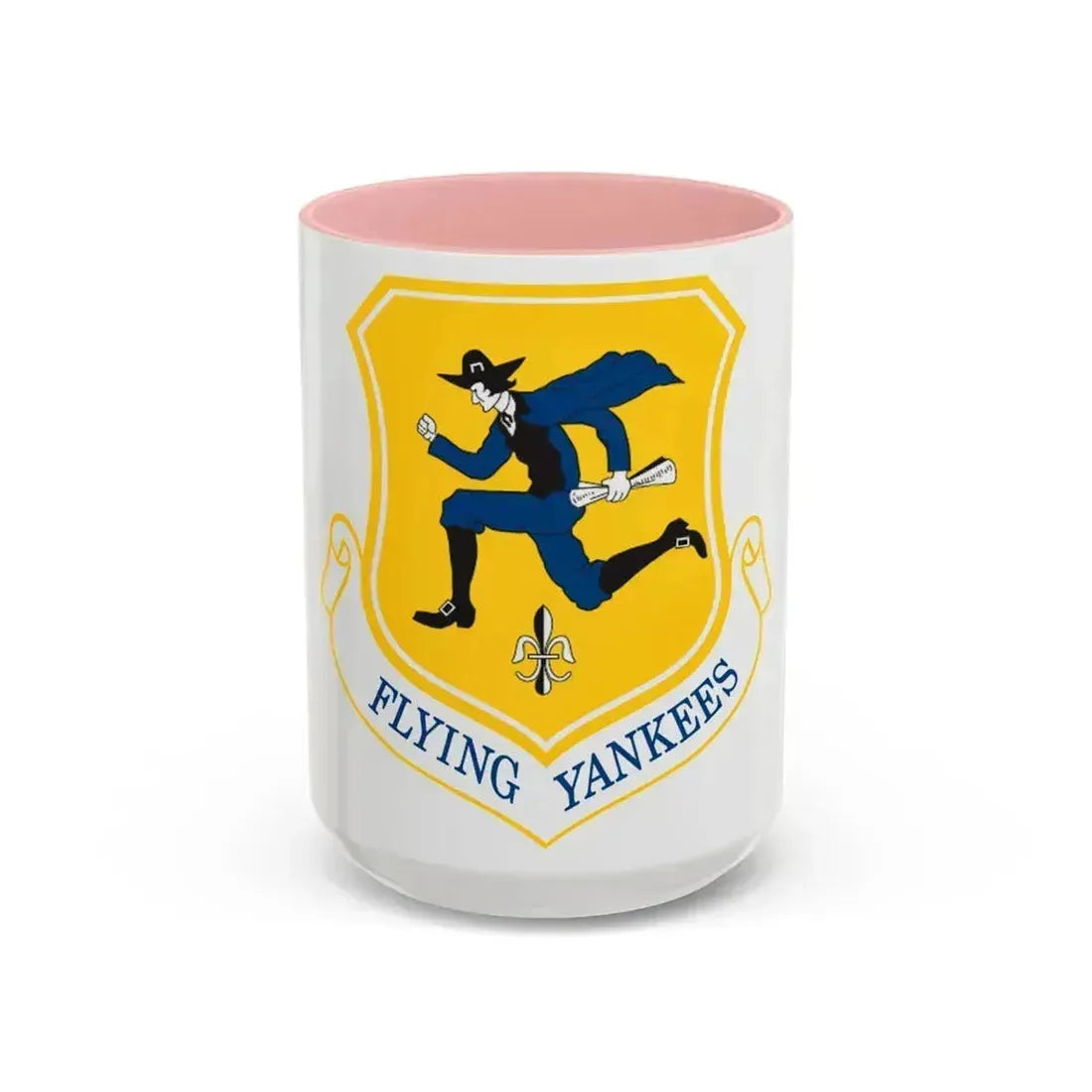 103rd Airlift Wing (U.S. Air Force) Accent Coffee Mug 15oz Pink - Go Mug Yourself