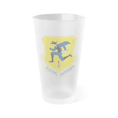 103rd Airlift Wing (U.S. Air Force) Frosted Pint Glass 16oz 16oz Frosted - Go Mug Yourself