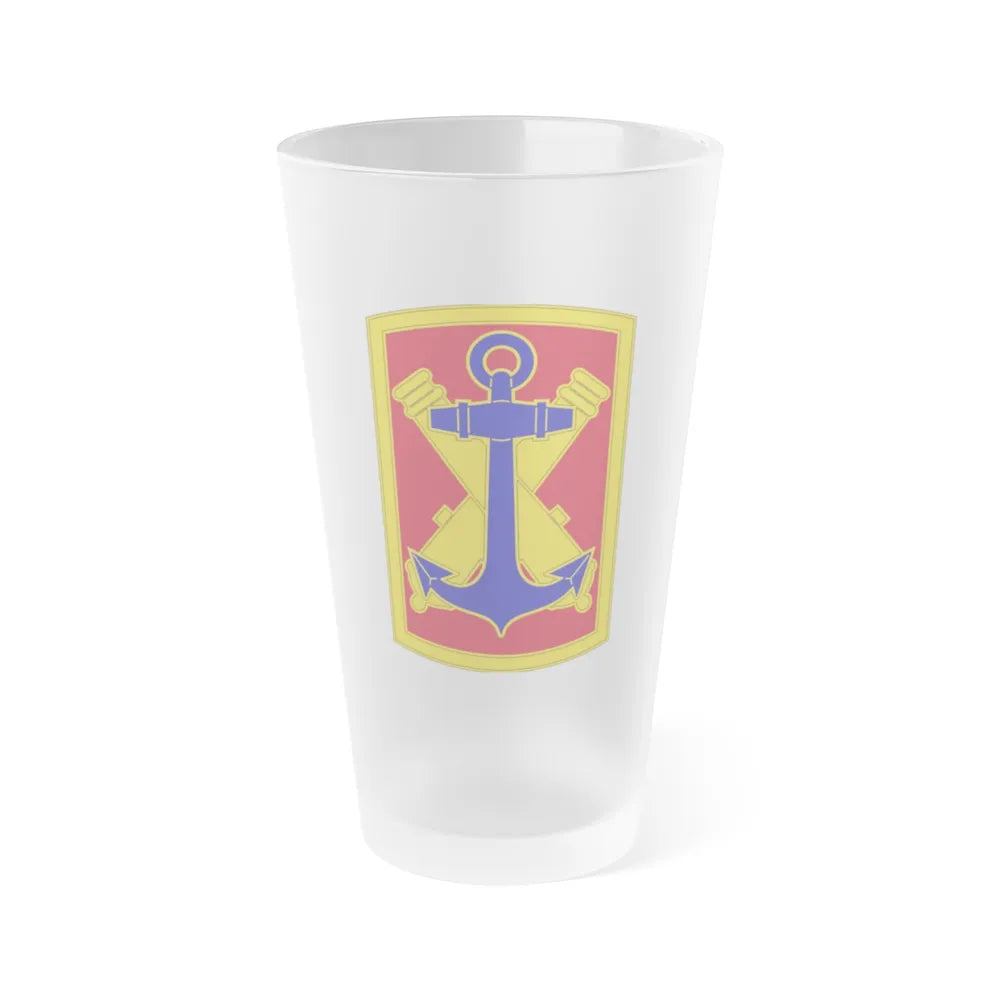 103rd Field Artillery Brigade (U.S. Army) Frosted Pint Glass 16oz-Go Mug Yourself