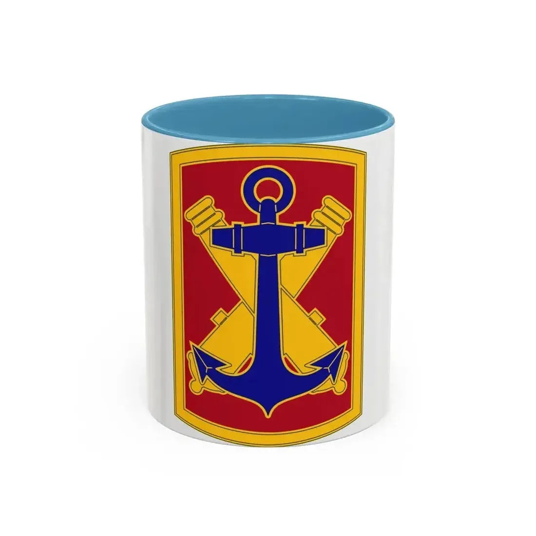 103rd Field Artillery Brigade (U.S. Army) Accent Coffee Mug 11oz Light Blue - Go Mug Yourself