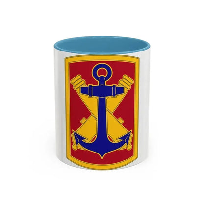 103rd Field Artillery Brigade (U.S. Army) Accent Coffee Mug 11oz Light Blue - Go Mug Yourself