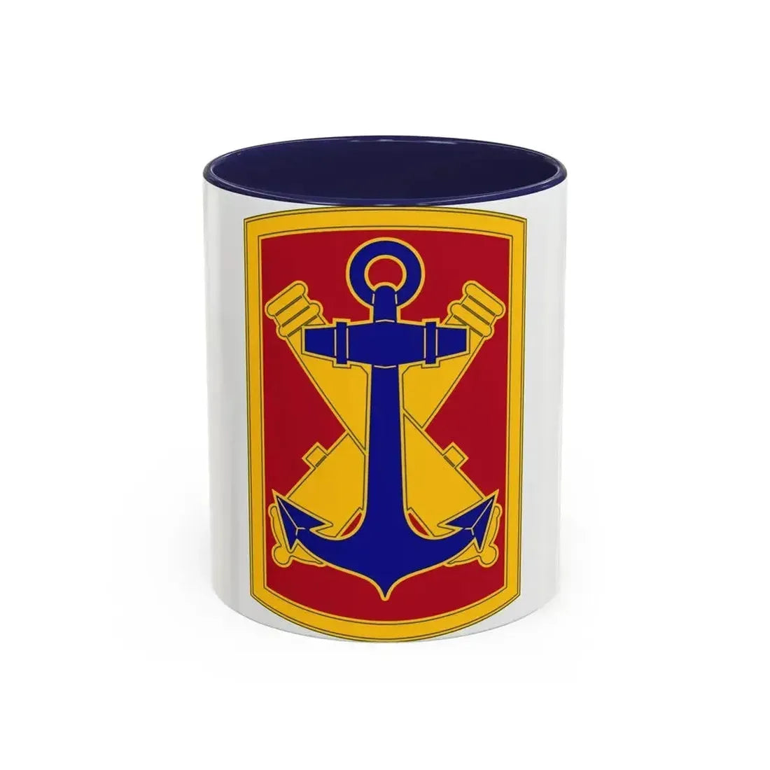 103rd Field Artillery Brigade (U.S. Army) Accent Coffee Mug 11oz Navy - Go Mug Yourself