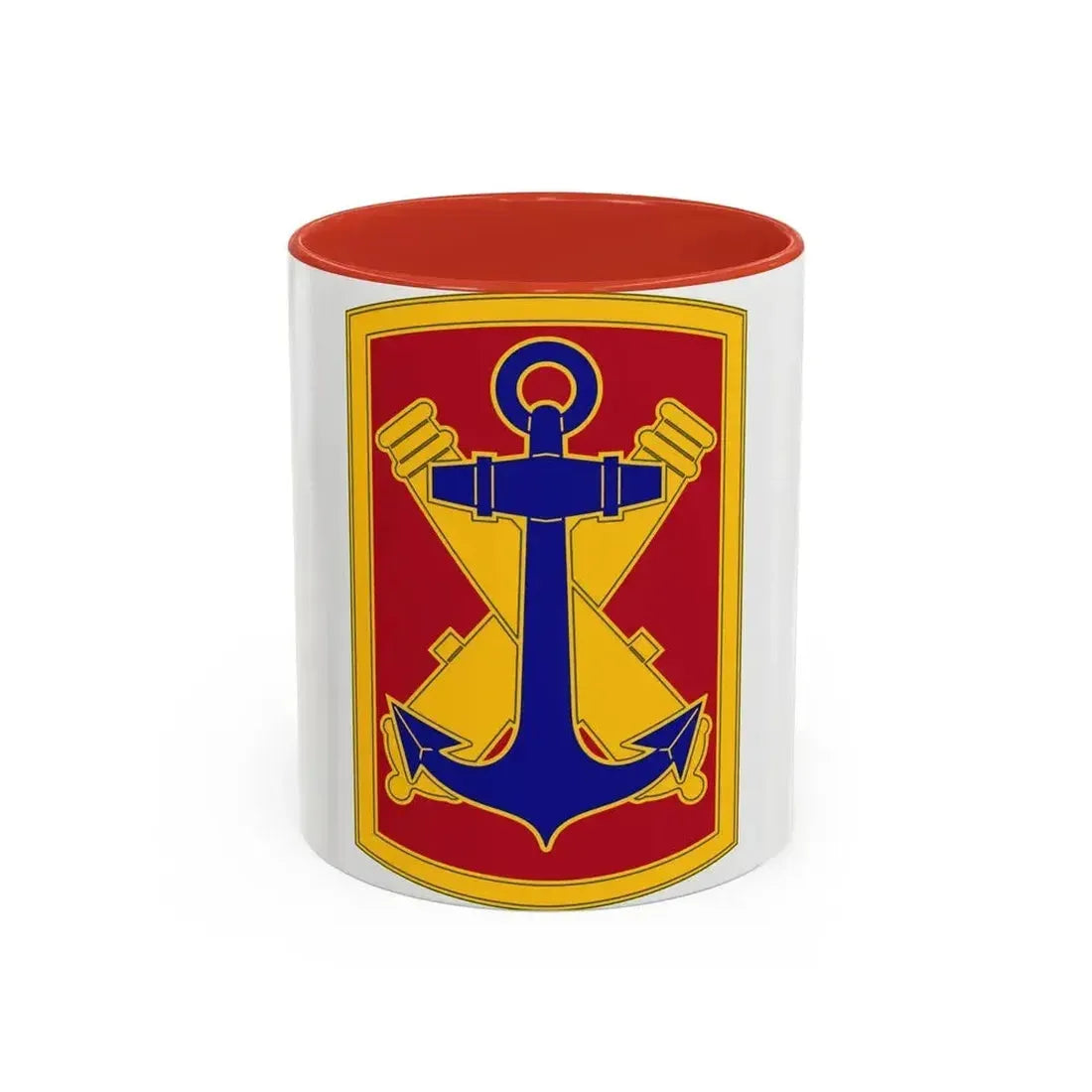 103rd Field Artillery Brigade (U.S. Army) Accent Coffee Mug 11oz Red - Go Mug Yourself