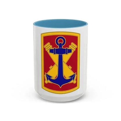 103rd Field Artillery Brigade (U.S. Army) Accent Coffee Mug 15oz Light Blue - Go Mug Yourself