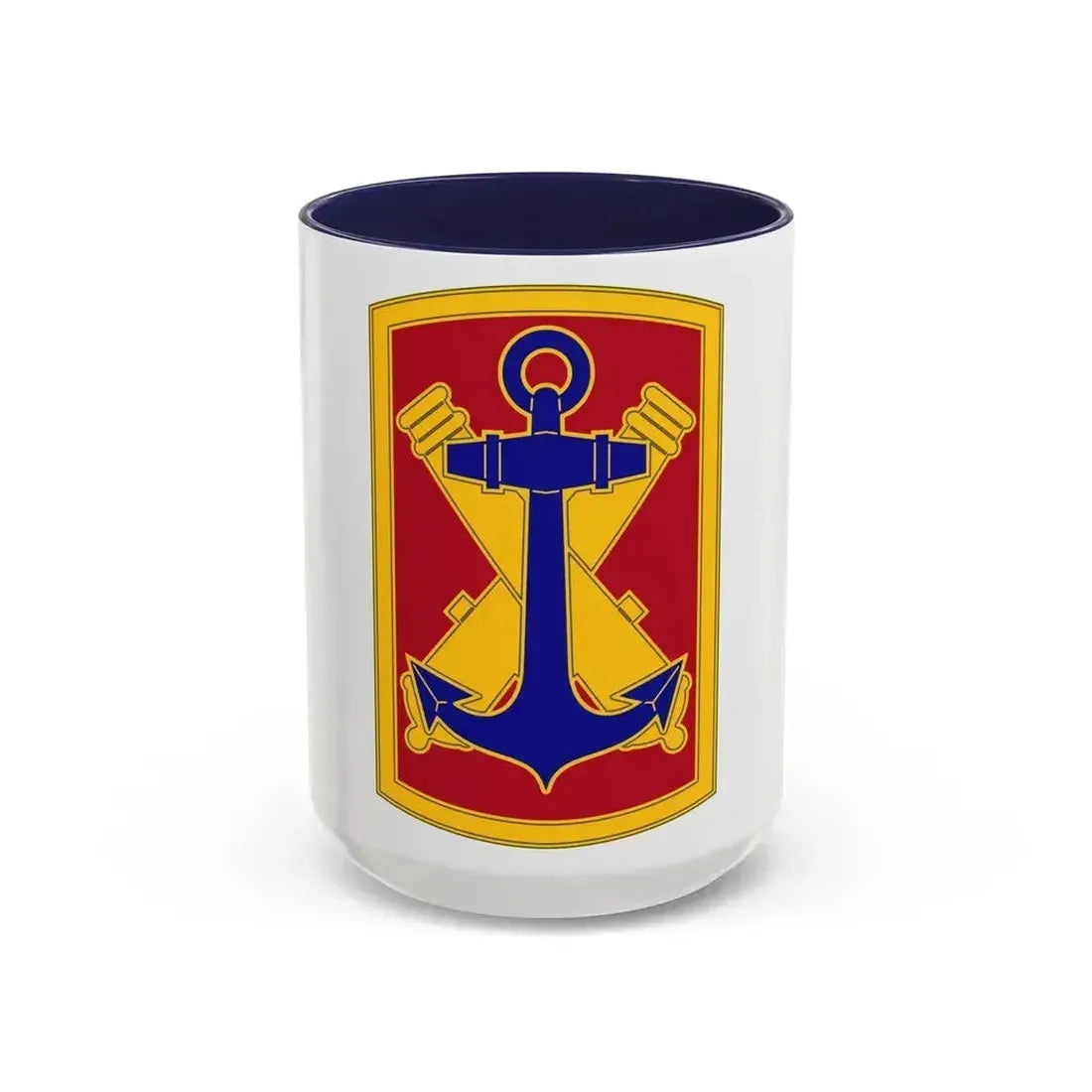 103rd Field Artillery Brigade (U.S. Army) Accent Coffee Mug 15oz Navy - Go Mug Yourself