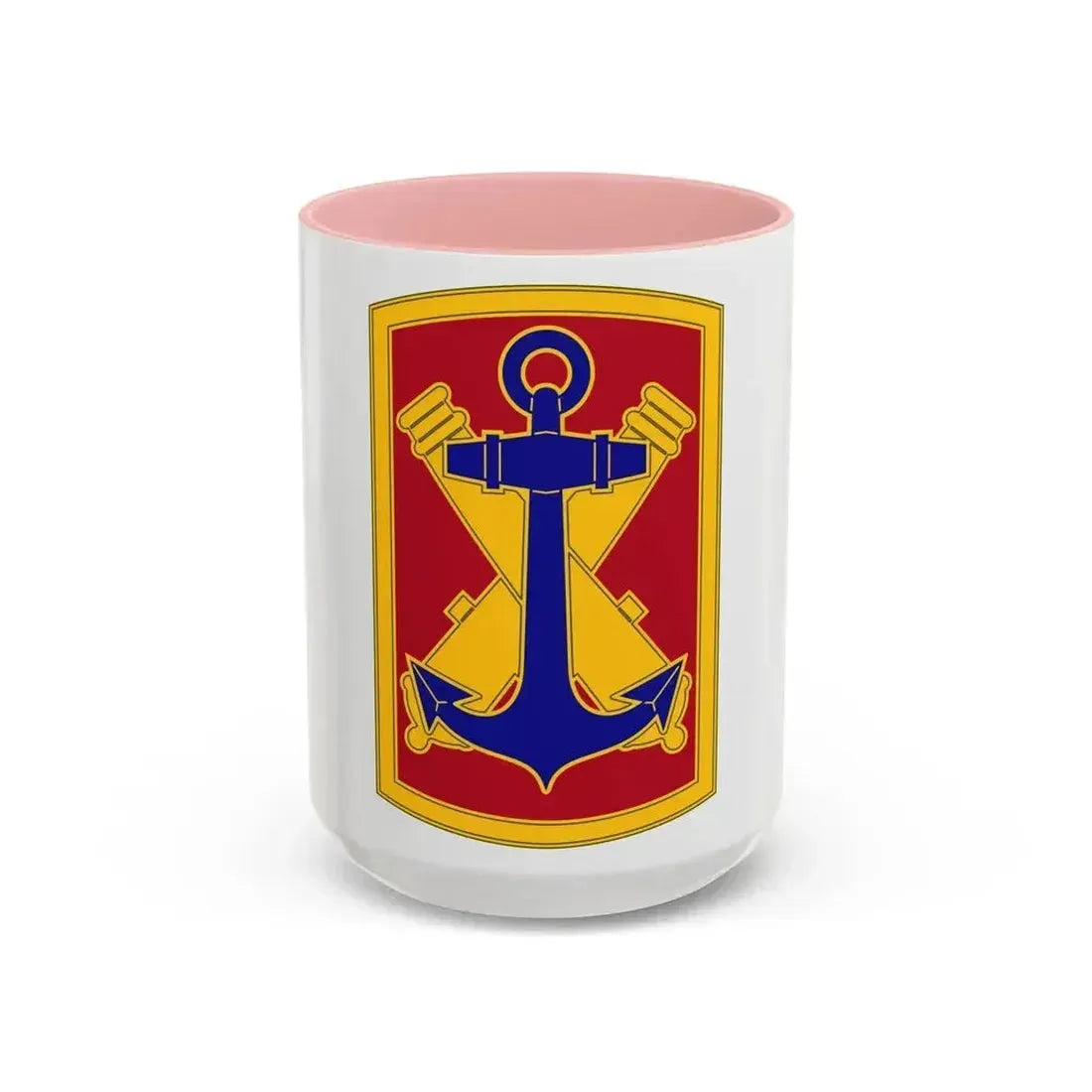 103rd Field Artillery Brigade (U.S. Army) Accent Coffee Mug 15oz Pink - Go Mug Yourself