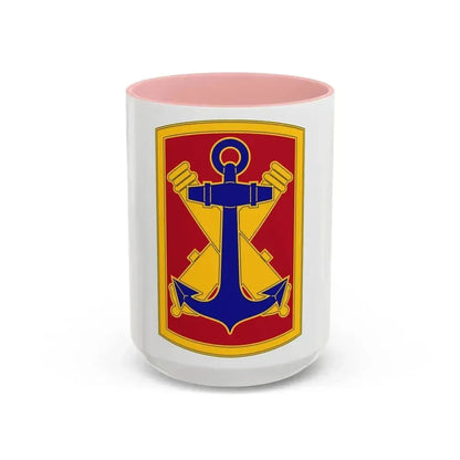 103rd Field Artillery Brigade (U.S. Army) Accent Coffee Mug 15oz Pink - Go Mug Yourself