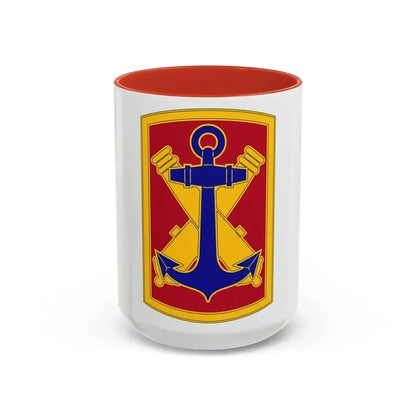 103rd Field Artillery Brigade (U.S. Army) Accent Coffee Mug 15oz Red - Go Mug Yourself