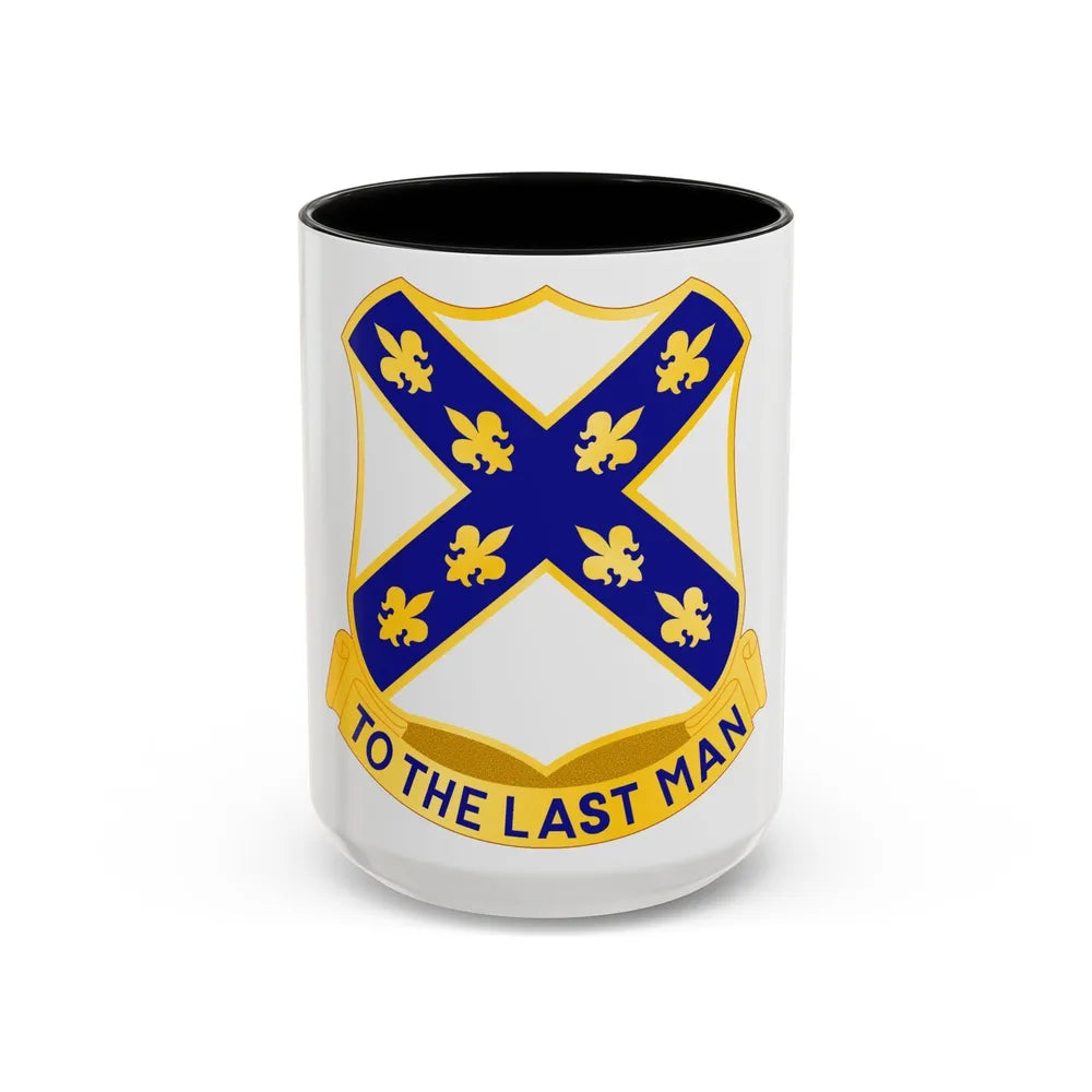 103rd Infantry Regiment (U.S. Army) Accent Coffee Mug-15oz-Black-Go Mug Yourself