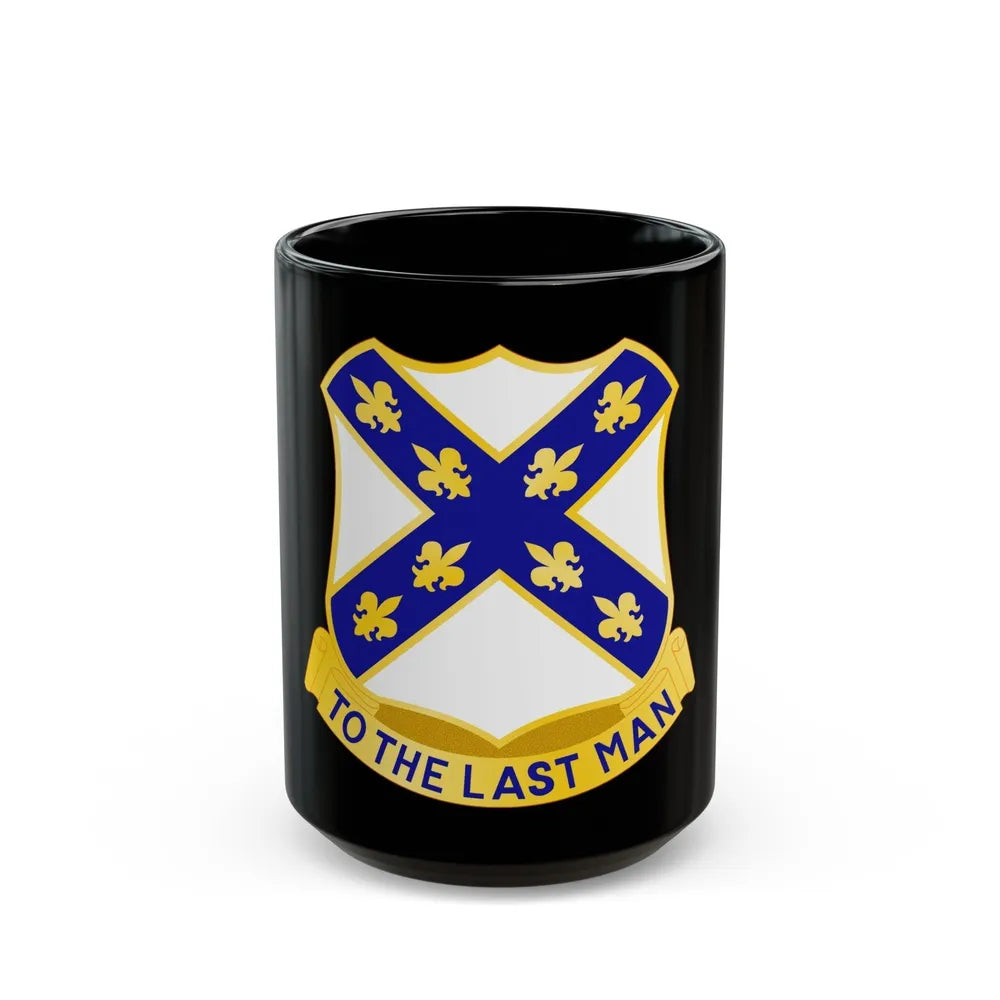 103rd Infantry Regiment (U.S. Army) Black Coffee Mug-15oz-Go Mug Yourself