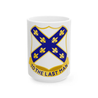 103rd Infantry Regiment (U.S. Army) White Coffee Mug-15oz-Go Mug Yourself