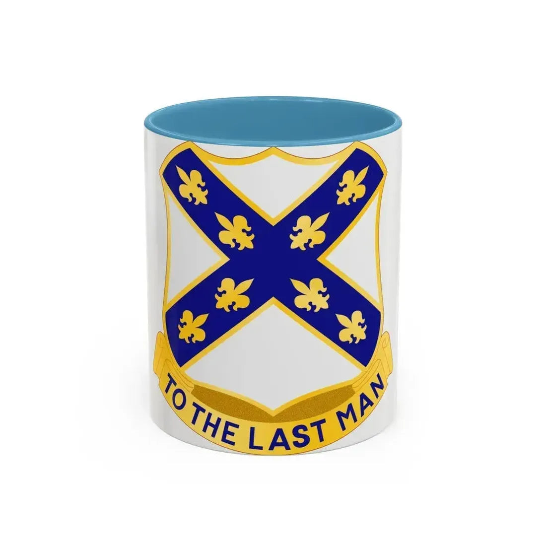 103rd Infantry Regiment (U.S. Army) Accent Coffee Mug 11oz Light Blue - Go Mug Yourself