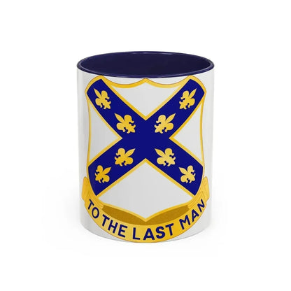 103rd Infantry Regiment (U.S. Army) Accent Coffee Mug 11oz Navy - Go Mug Yourself