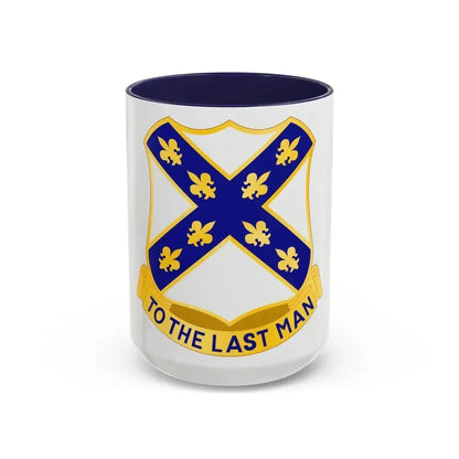 103rd Infantry Regiment (U.S. Army) Accent Coffee Mug 15oz Navy - Go Mug Yourself