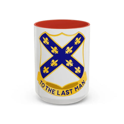 103rd Infantry Regiment (U.S. Army) Accent Coffee Mug 15oz Red - Go Mug Yourself