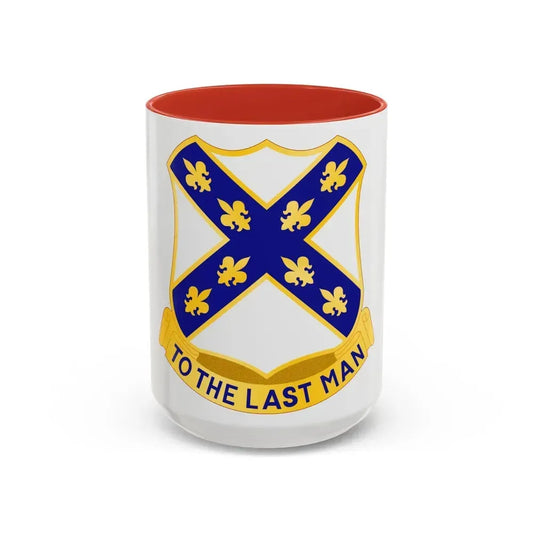 103rd Infantry Regiment (U.S. Army) Accent Coffee Mug 15oz Red - Go Mug Yourself