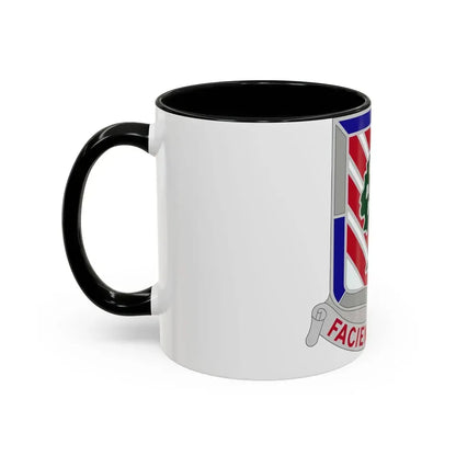 104 Engineer Battalion Obsolete Insignia (U.S. Army) Accent Coffee Mug - Go Mug Yourself