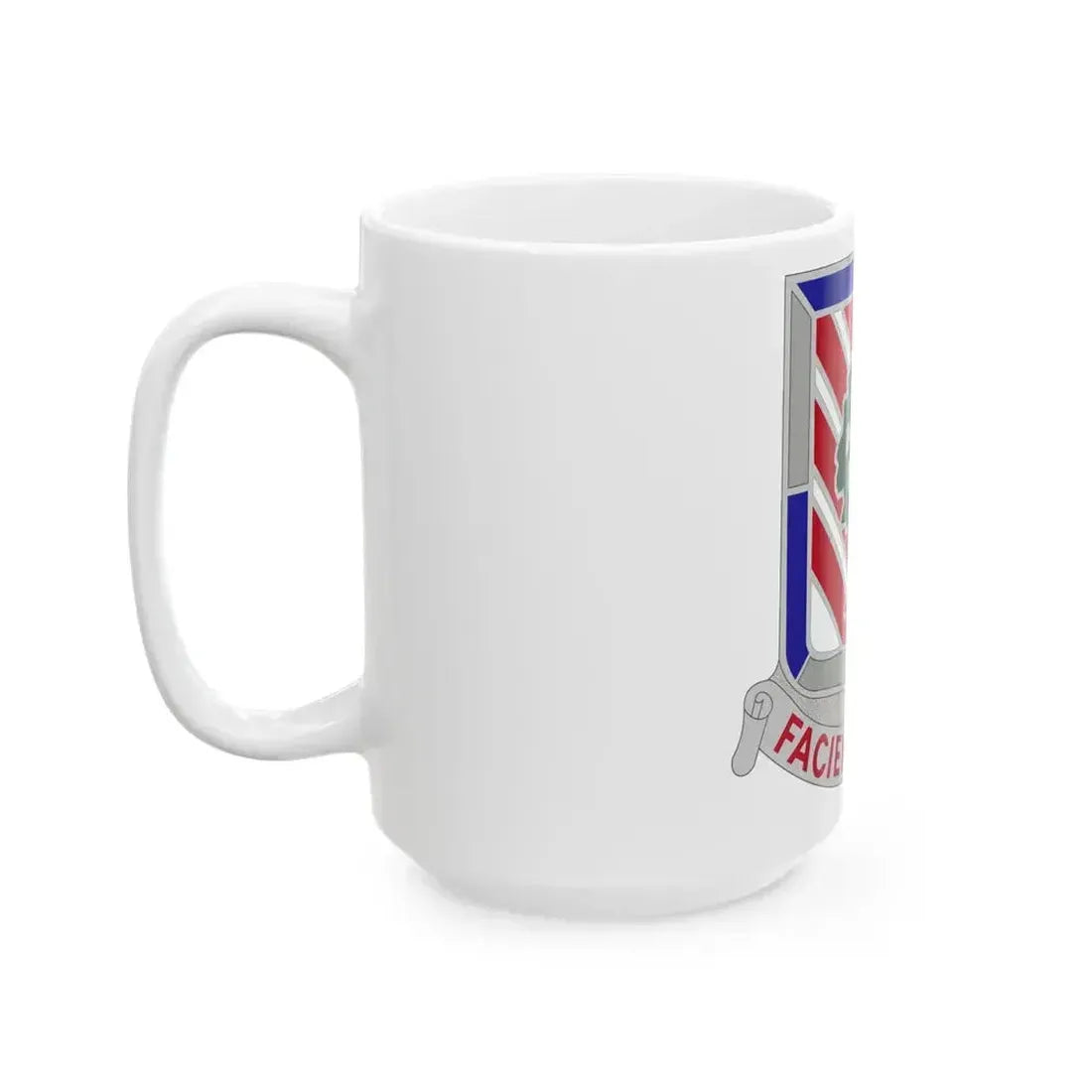 104 Engineer Battalion Obsolete Insignia (U.S. Army) White Coffee Mug - Go Mug Yourself