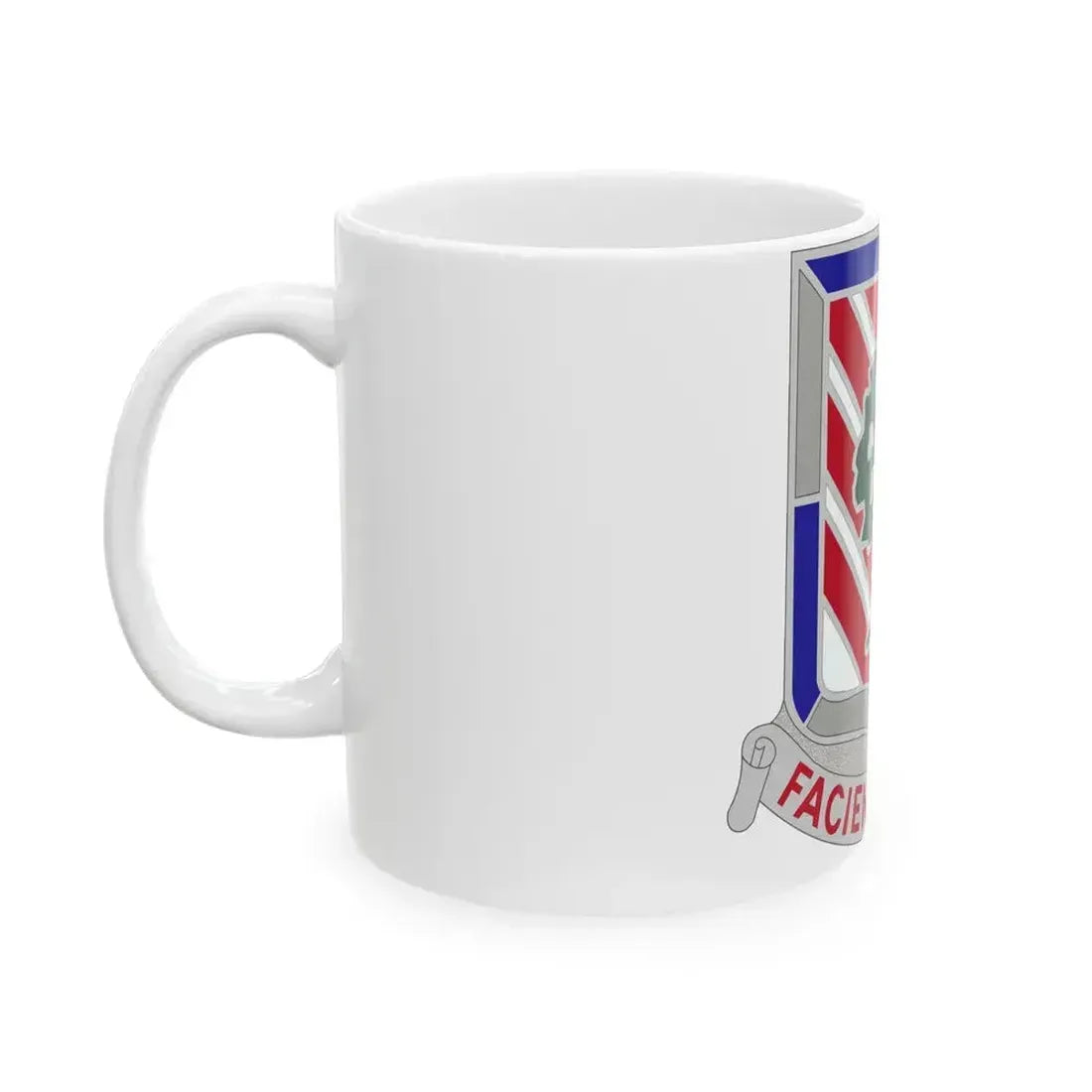 104 Engineer Battalion Obsolete Insignia (U.S. Army) White Coffee Mug - Go Mug Yourself