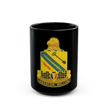 104 Engineer Battalion (U.S. Army) Black Coffee Mug 15oz - Go Mug Yourself