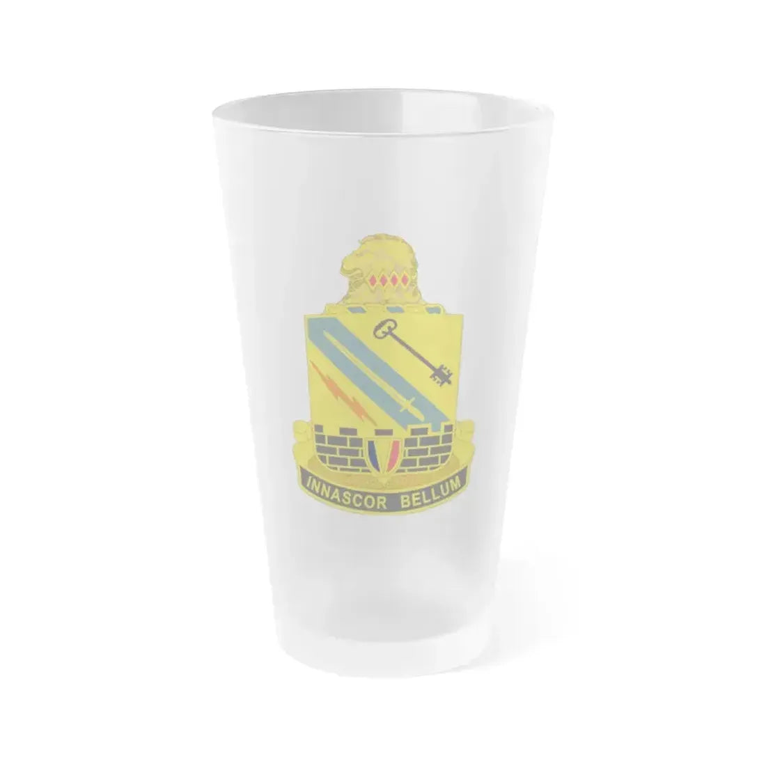104 Engineer Battalion (U.S. Army) Frosted Pint Glass 16oz Default Title - Go Mug Yourself