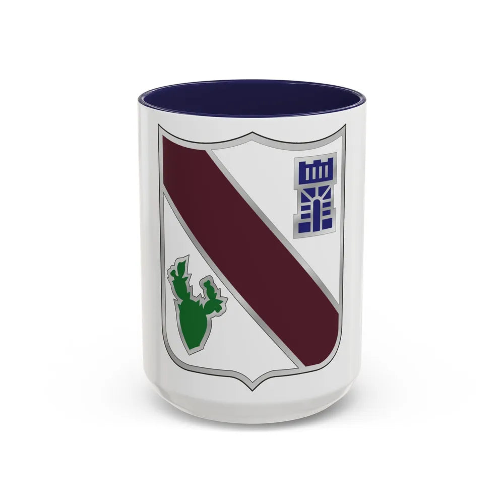 104 Medical Battalion (U.S. Army) Accent Coffee Mug-15oz-Navy-Go Mug Yourself