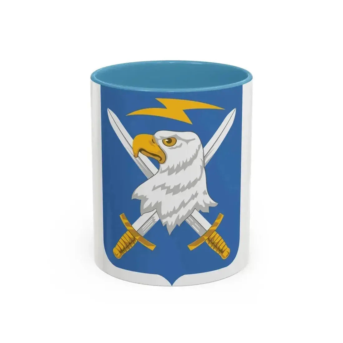 104 Military Intelligence Battalion 2 (U.S. Army) Accent Coffee Mug 11oz Light Blue - Go Mug Yourself