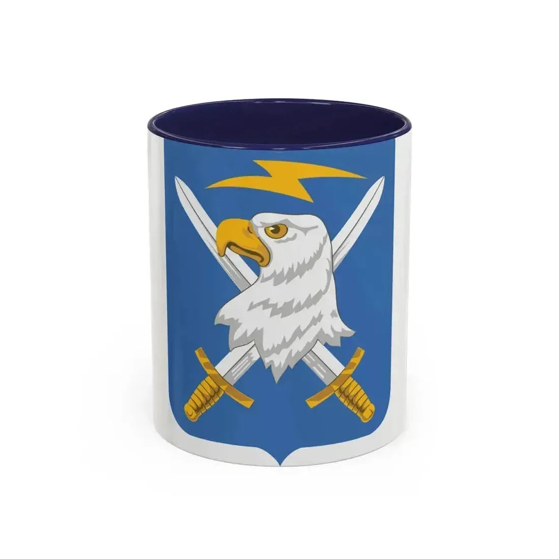104 Military Intelligence Battalion 2 (U.S. Army) Accent Coffee Mug 11oz Navy - Go Mug Yourself