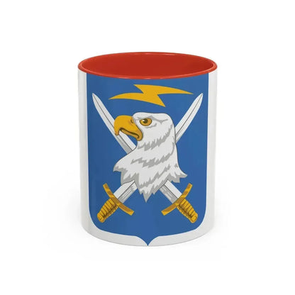 104 Military Intelligence Battalion 2 (U.S. Army) Accent Coffee Mug 11oz Red - Go Mug Yourself