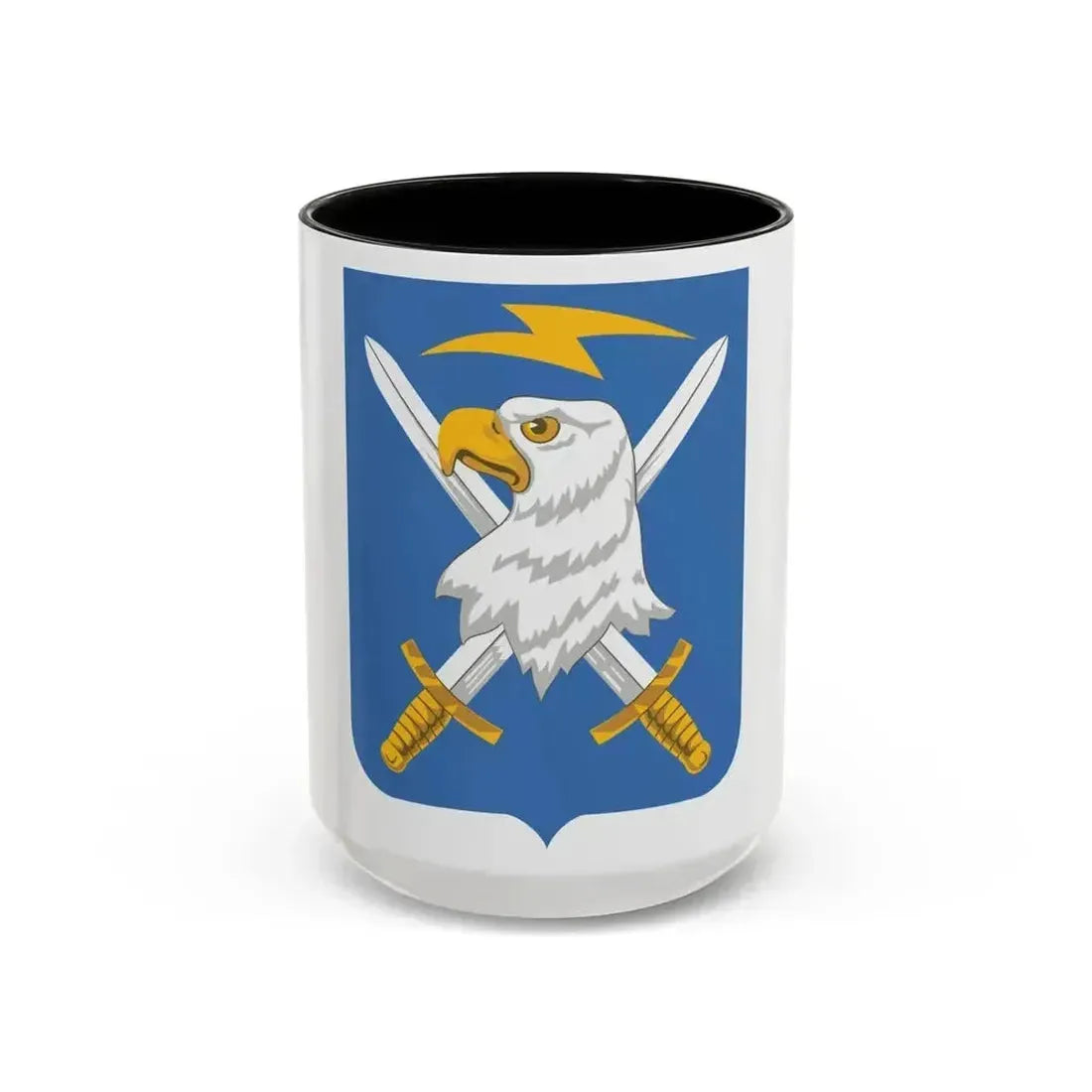 104 Military Intelligence Battalion 2 (U.S. Army) Accent Coffee Mug 15oz Black - Go Mug Yourself