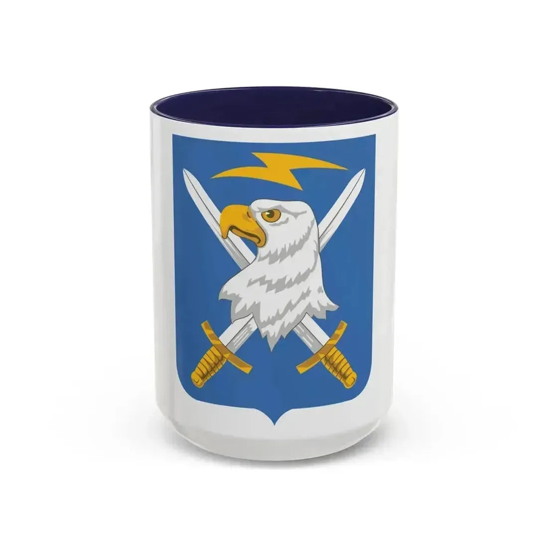 104 Military Intelligence Battalion 2 (U.S. Army) Accent Coffee Mug 15oz Navy - Go Mug Yourself