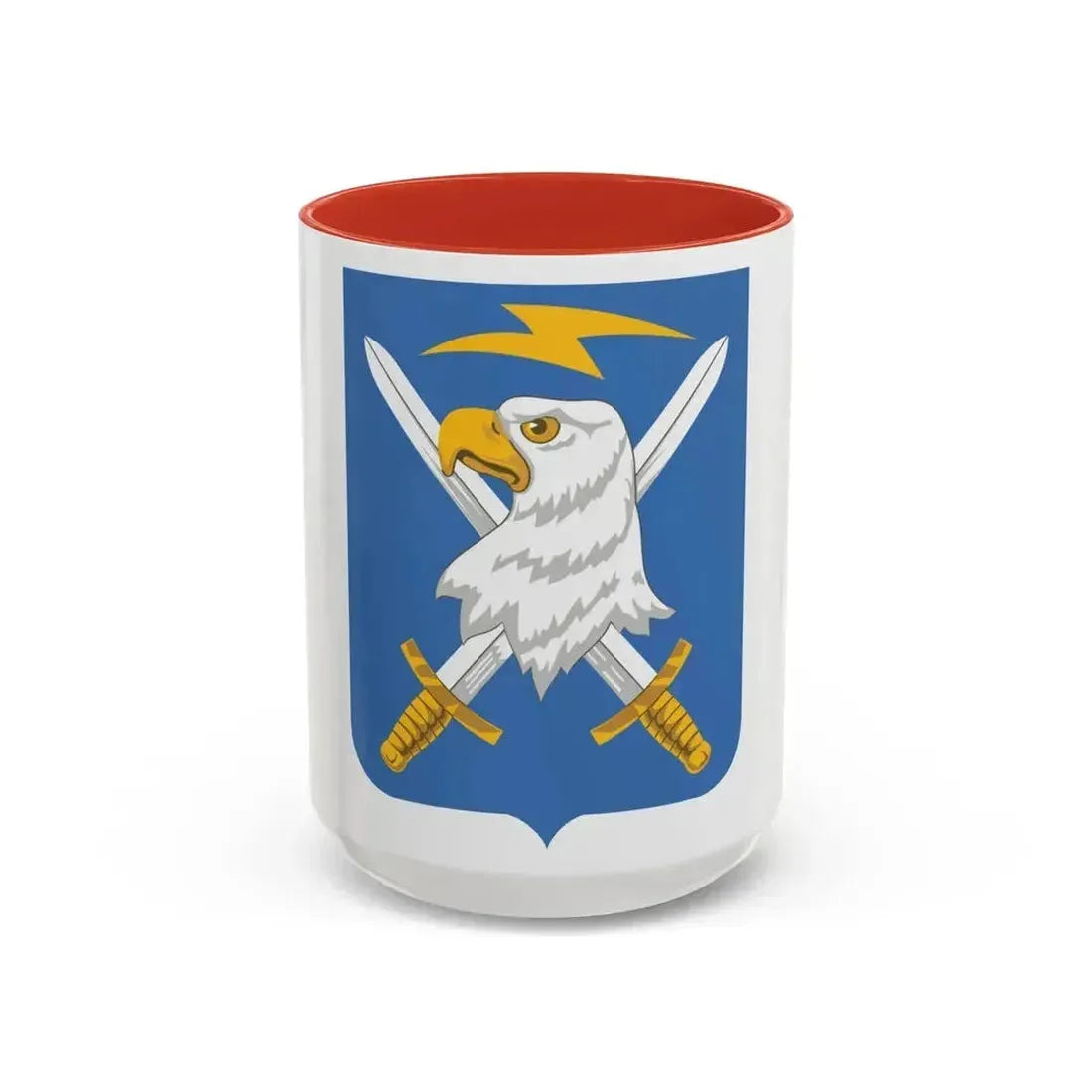 104 Military Intelligence Battalion 2 (U.S. Army) Accent Coffee Mug 15oz Red - Go Mug Yourself