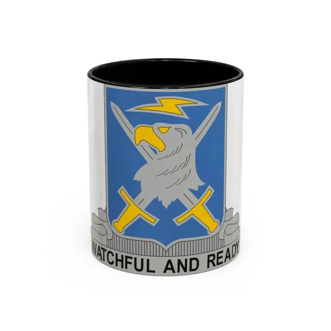 104 Military Intelligence Battalion (U.S. Army) Accent Coffee Mug 11oz Black - Go Mug Yourself