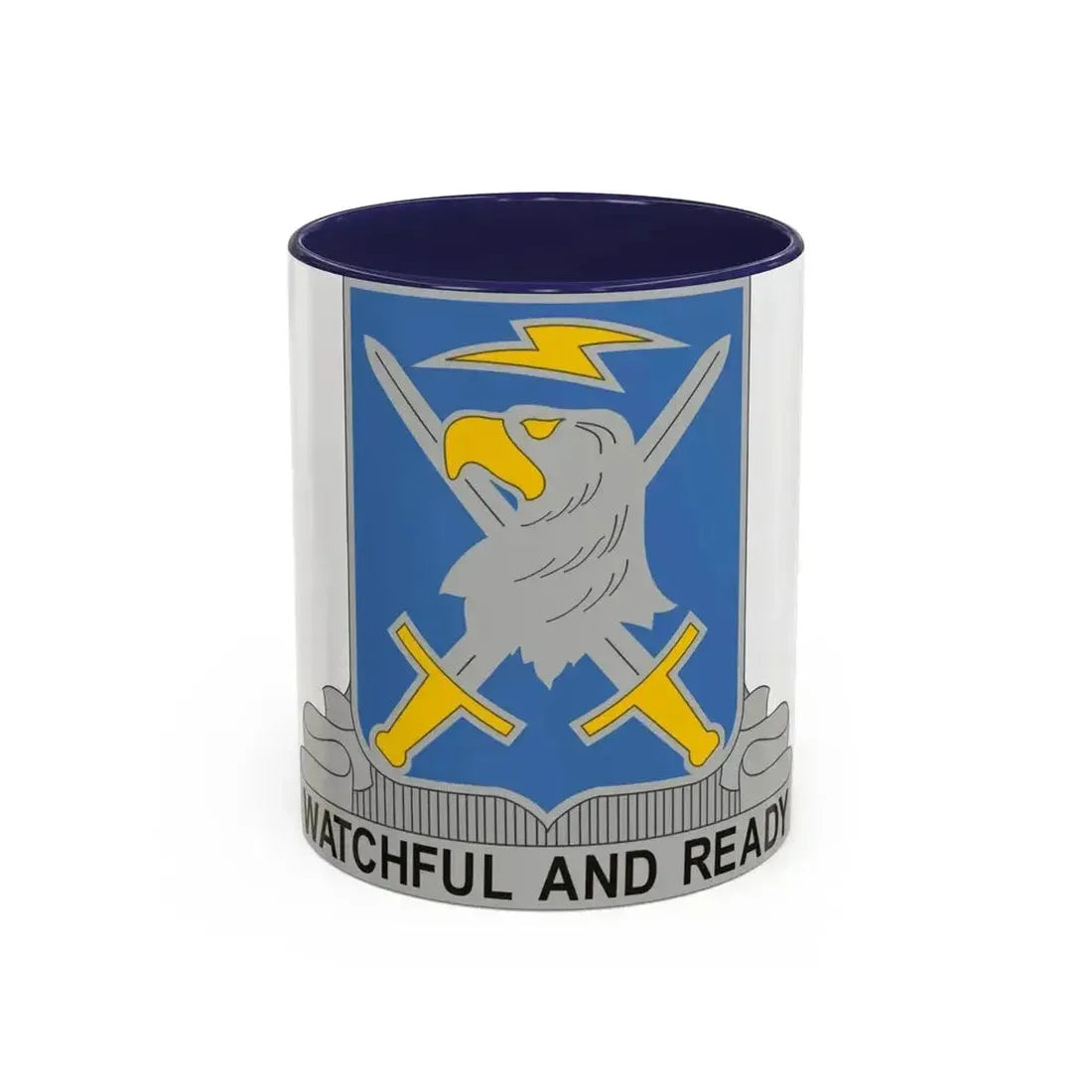 104 Military Intelligence Battalion (U.S. Army) Accent Coffee Mug 11oz Navy - Go Mug Yourself
