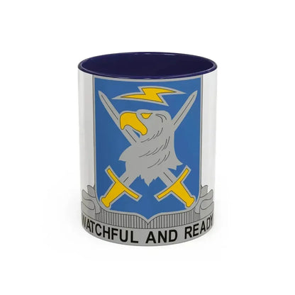 104 Military Intelligence Battalion (U.S. Army) Accent Coffee Mug 11oz Navy - Go Mug Yourself