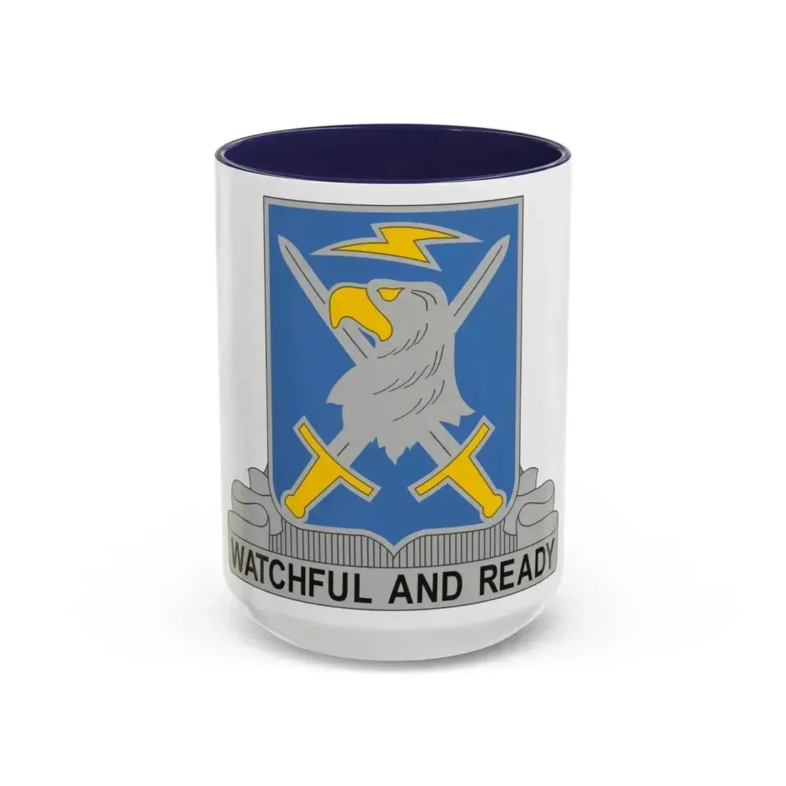 104 Military Intelligence Battalion (U.S. Army) Accent Coffee Mug 15oz Navy - Go Mug Yourself