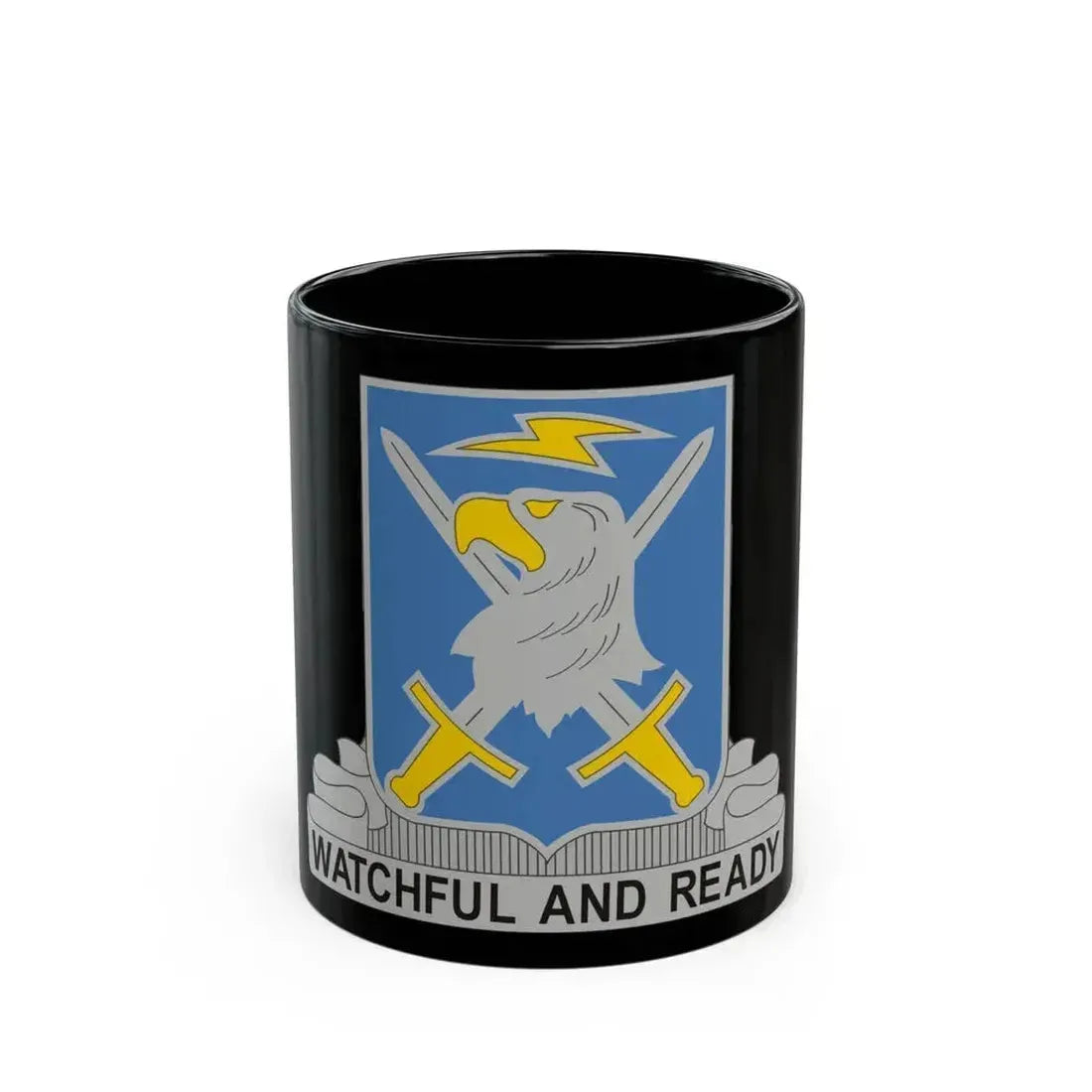 104 Military Intelligence Battalion (U.S. Army) Black Coffee Mug 11oz - Go Mug Yourself
