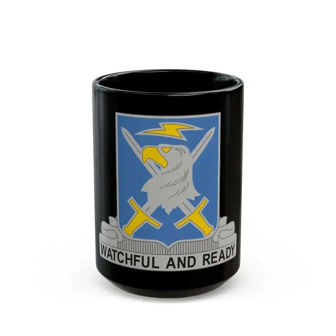 104 Military Intelligence Battalion (U.S. Army) Black Coffee Mug 15oz - Go Mug Yourself