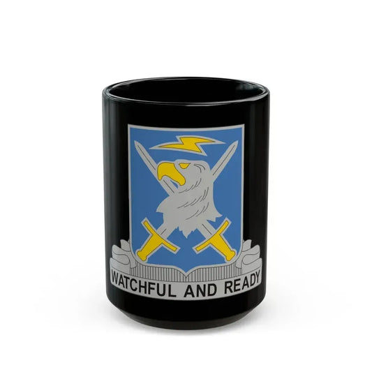 104 Military Intelligence Battalion (U.S. Army) Black Coffee Mug 15oz - Go Mug Yourself