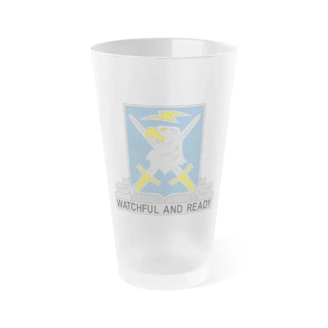104 Military Intelligence Battalion (U.S. Army) Frosted Pint Glass 16oz Default Title - Go Mug Yourself