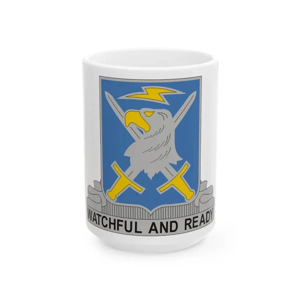 104 Military Intelligence Battalion (U.S. Army) White Coffee Mug 15oz - Go Mug Yourself