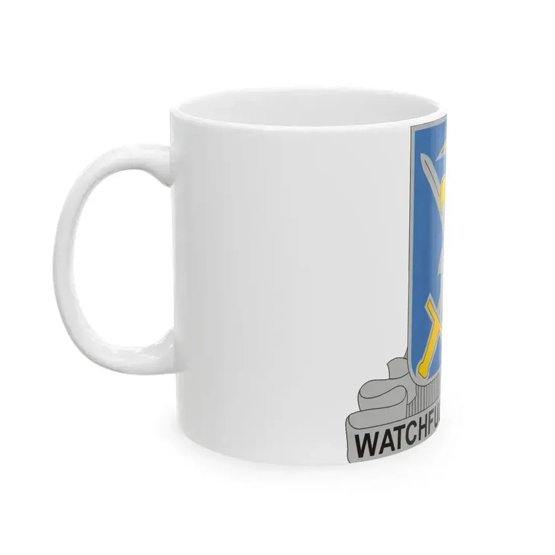 104 Military Intelligence Battalion (U.S. Army) White Coffee Mug - Go Mug Yourself