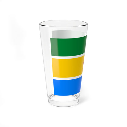 Bandera del Municipio McGregor (Venezuela) Pint Glass 16oz