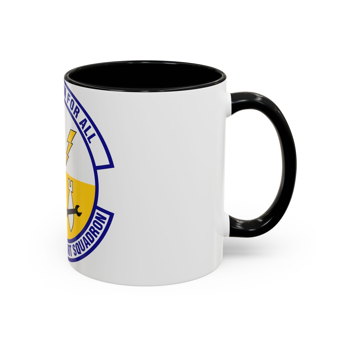 633d Force Support Squadron (U.S. Air Force) Accent Coffee Mug