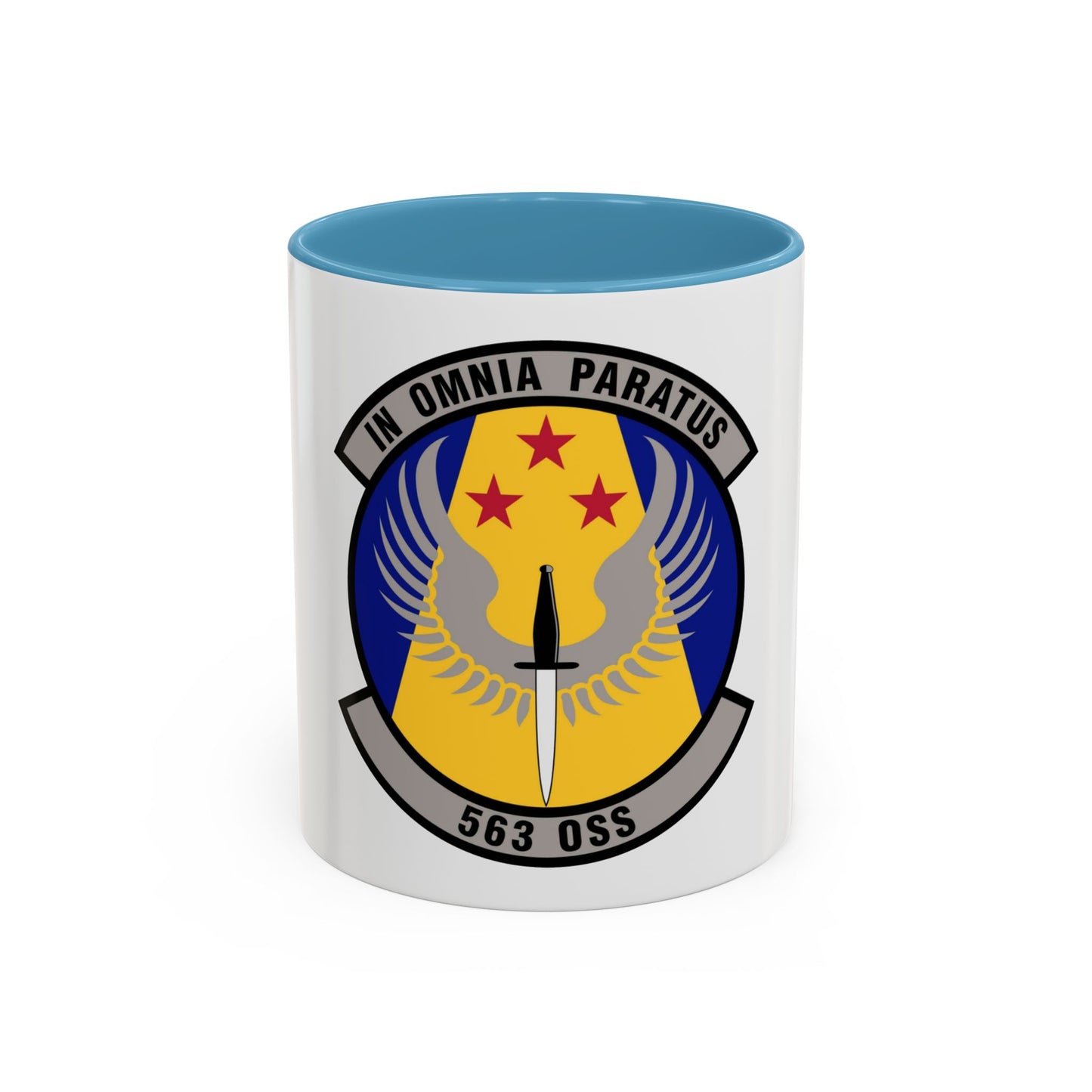 563d Operations Support Squadron (U.S. Air Force) Accent Coffee Mug