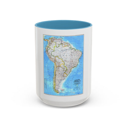 South America (1992) (Map) Accent Coffee Mug