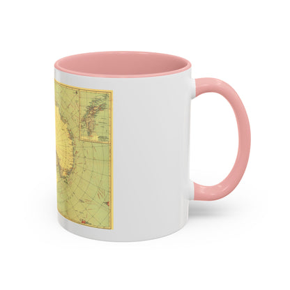 Antarctic Regions (1932) (Map) Accent Coffee Mug