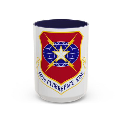 688 Cyberspace Wing ACC (U.S. Air Force) Accent Coffee Mug