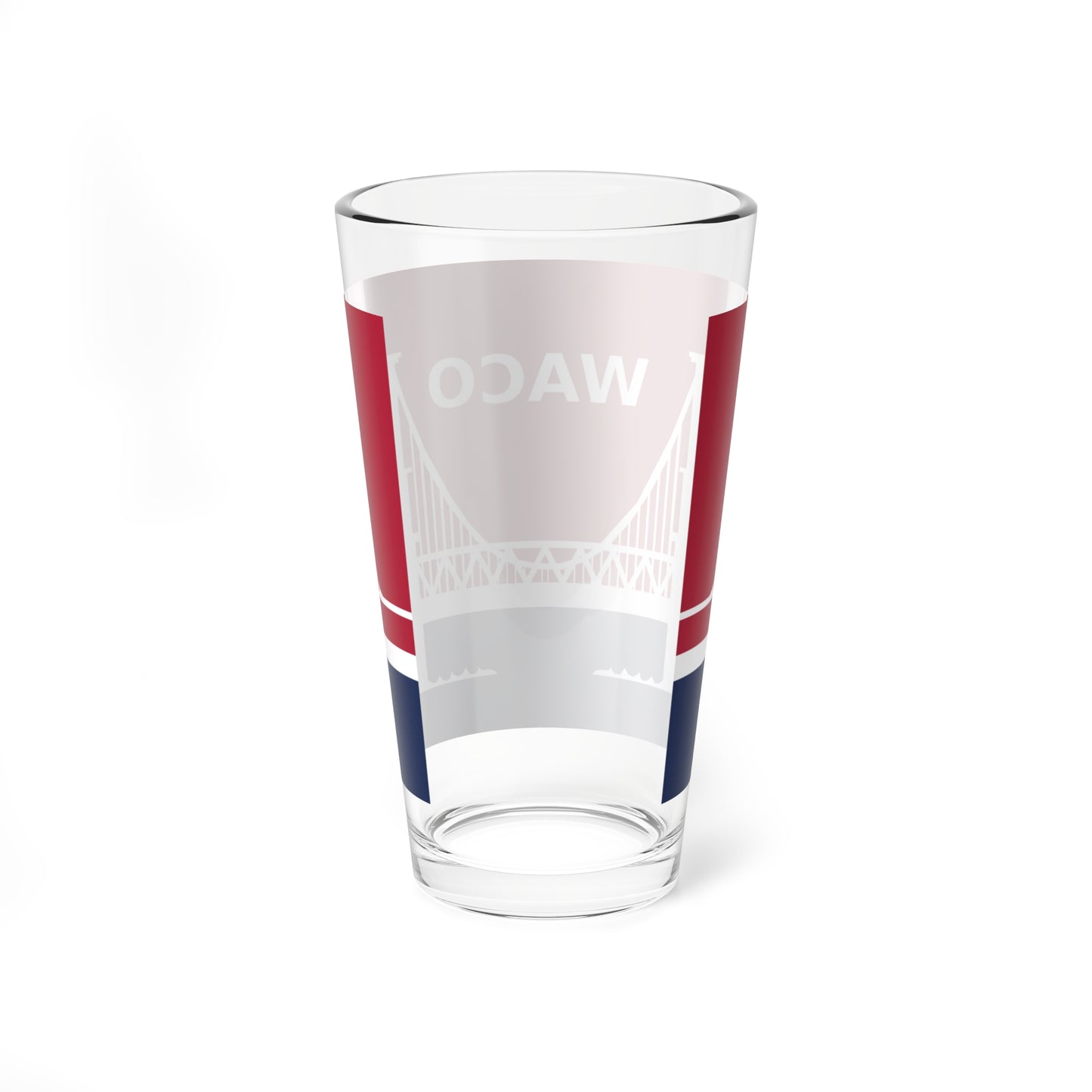 Flag of Waco Texas 1985-2024 (United States) Pint Glass 16oz