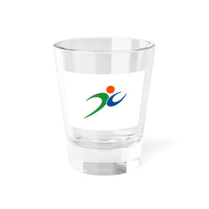 Flag of Fukutsu Fukuoka (Japan) Shot Glass 1.5oz